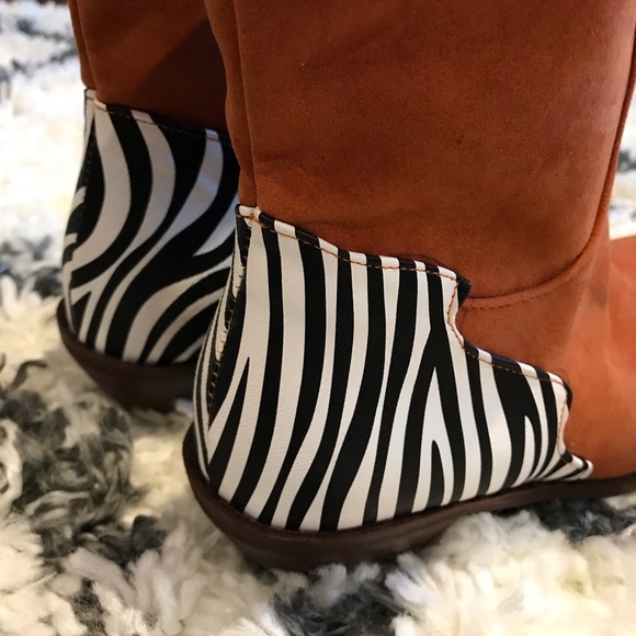 Zebra Accent Bootie - Picture 3 of 5